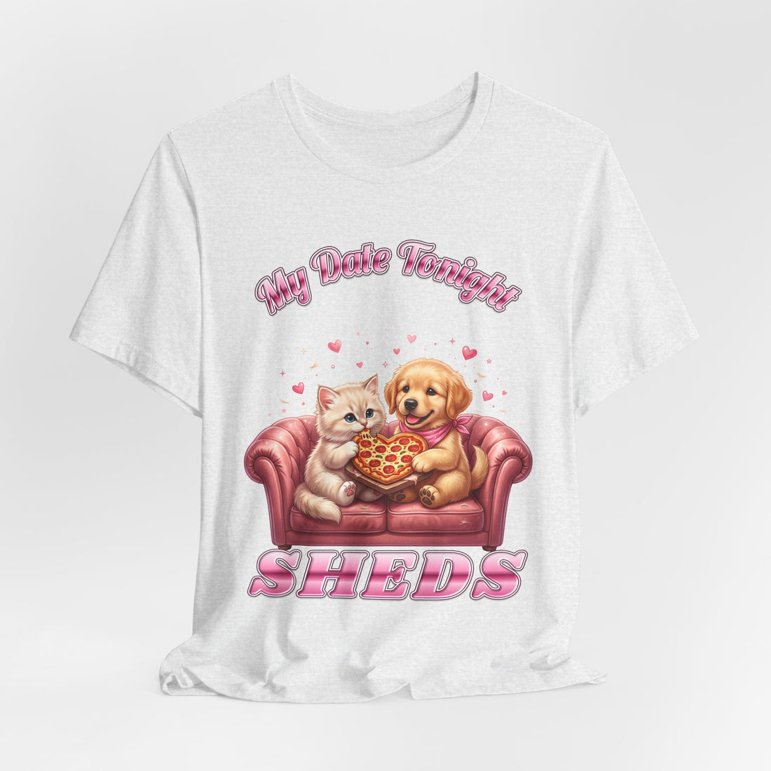 My Date Tonight Sheds funny cat and dog lover t-shirt by Inkida, view 10