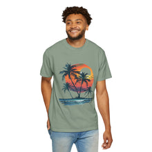 Summer Time - Sunshine Unisex Garment-Dyed T-shirt Love My Cat
