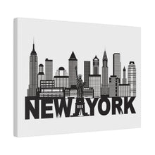New York City Matte Canvas, Stretched, 0.75