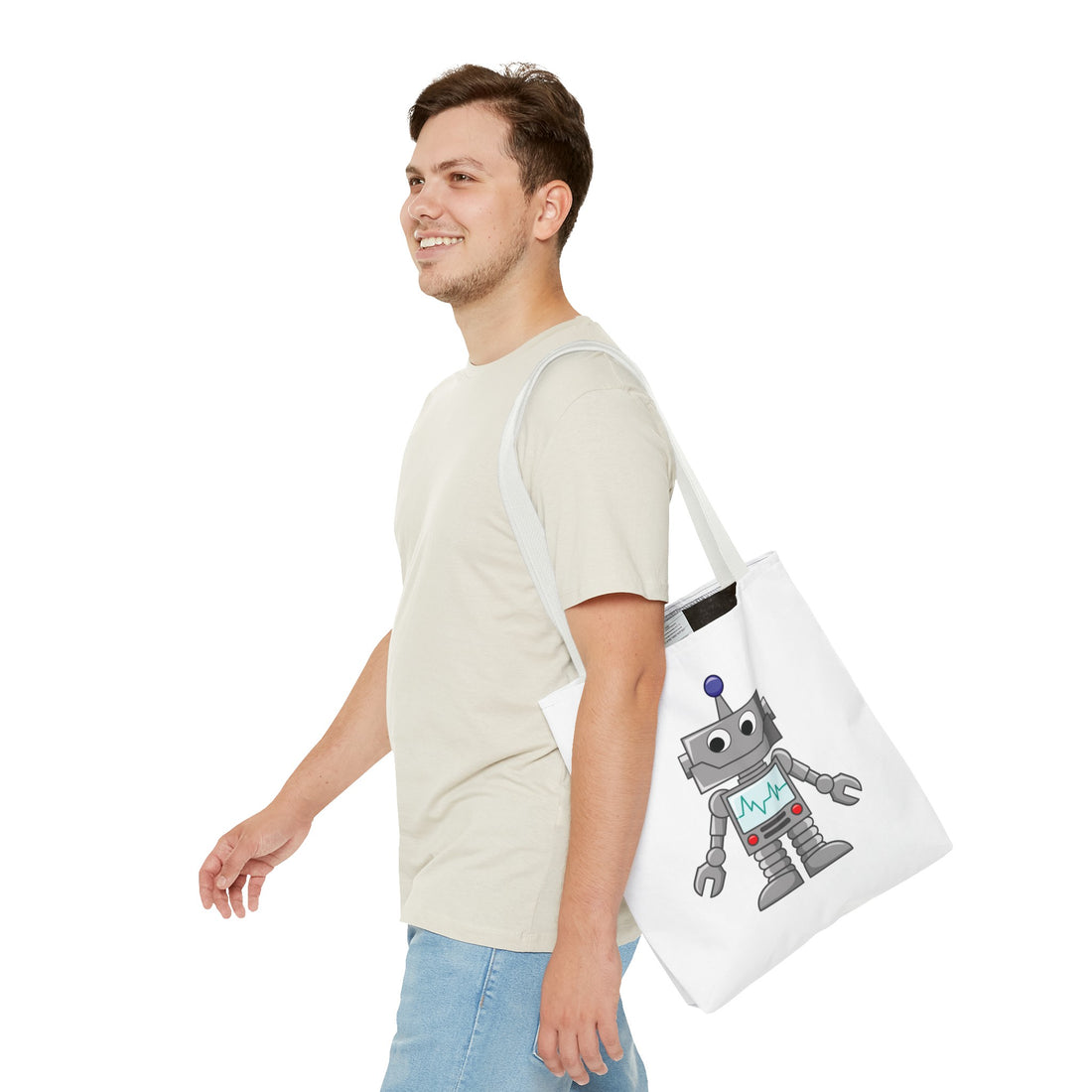 Robot & Skeleton - Tote Bag