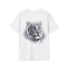 Hello Summer & Tiger in Back Unisex Softstyle T-Shirt
