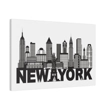 New York City Matte Canvas, Stretched, 0.75