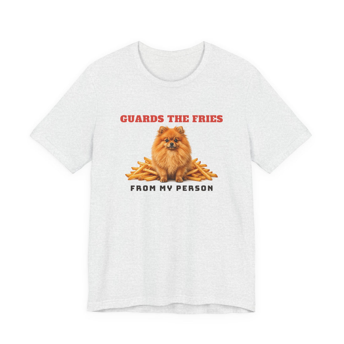 Guards the Fries couples t-shirt, view 3