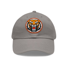 Tiger - Dad Hat with Leather Patch (Round)