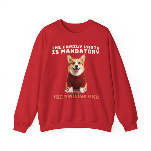 The Family Photo Is Mandatory: The Smiling One Sweatshirt