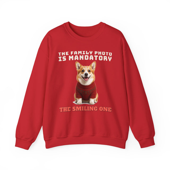 The Family Photo Is Mandatory: The Smiling One Sweatshirt