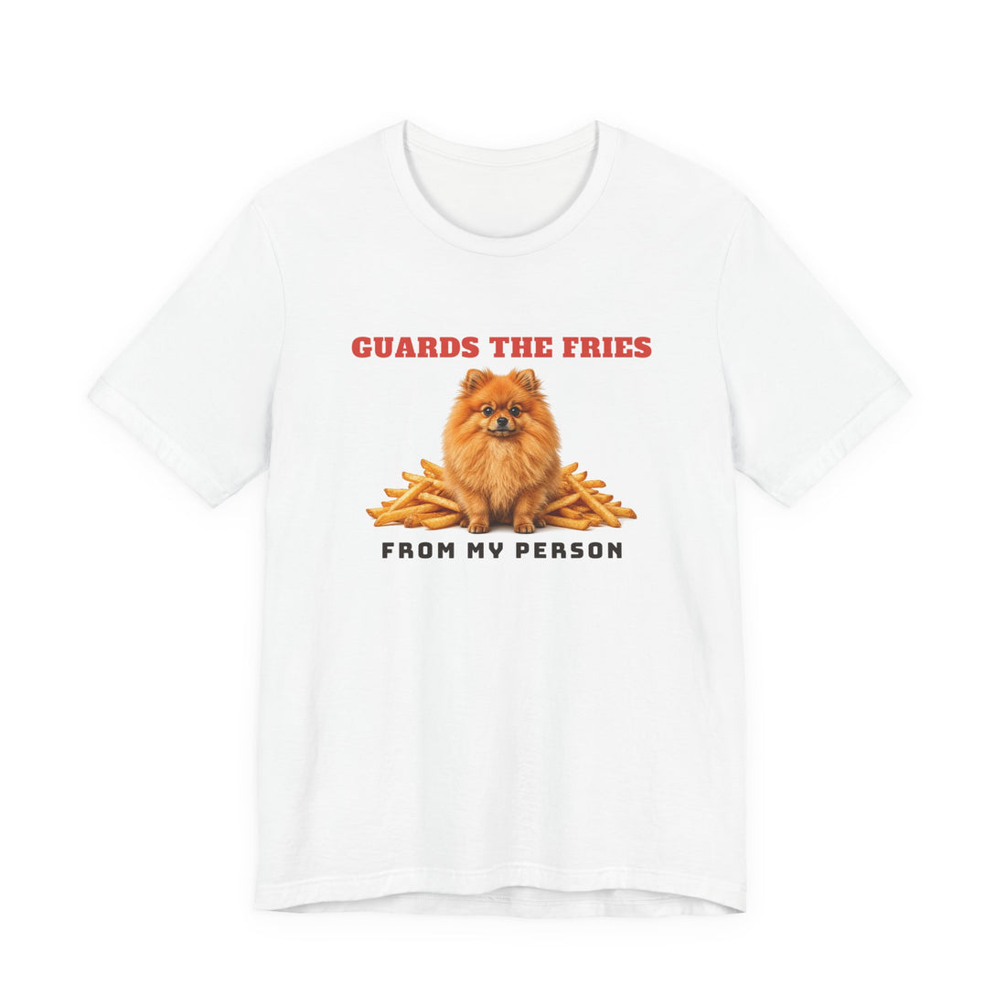 Guards the Fries couples t-shirt, view 2