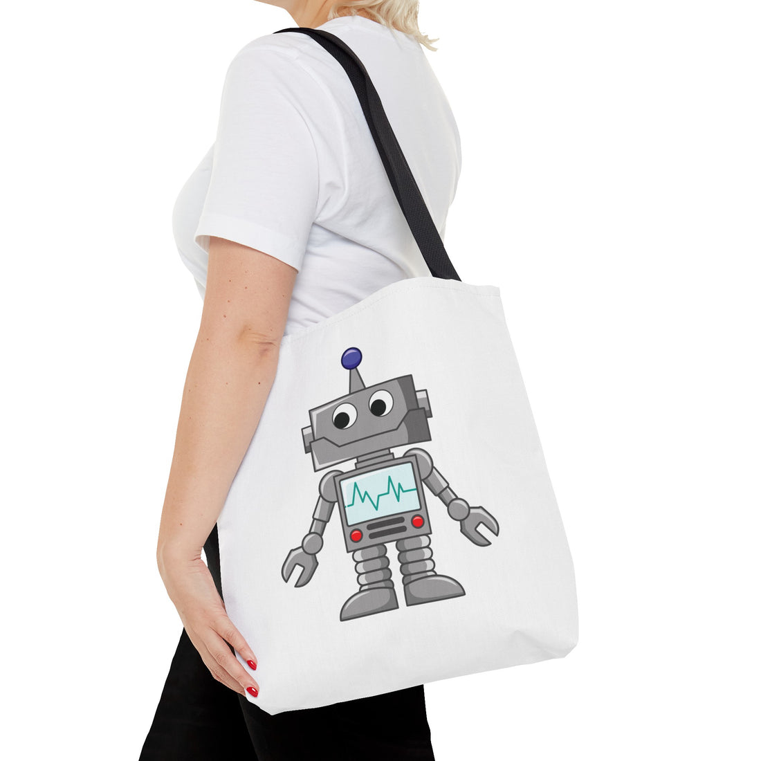 Robot & Skeleton - Tote Bag