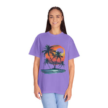 Summer Time - Sunshine Unisex Garment-Dyed T-shirt Love My Cat