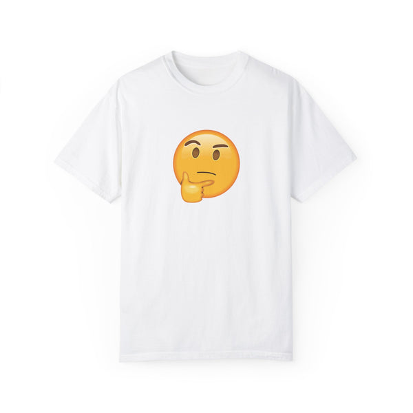 Thinking Emoji Unisex Garment-Dyed T-shirt