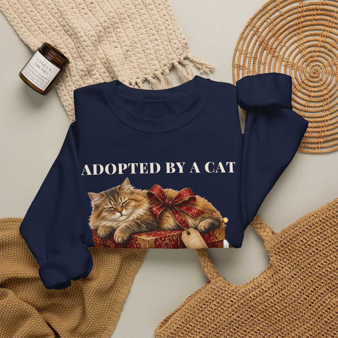 Adopted by a Cat for the Holidays