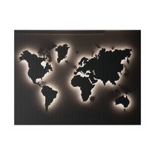 Motherboard map, World Map Matte Canvas, Stretched, 0.75