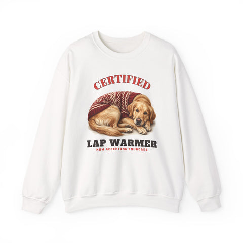 Certified Lap Warmer funny sweatshirt by Inkida