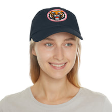 Tiger - Dad Hat with Leather Patch (Round)