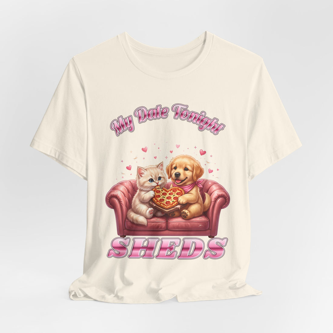 My Date Tonight Sheds funny cat and dog lover t-shirt by Inkida, view 13
