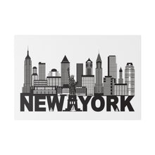 New York City Matte Canvas, Stretched, 0.75