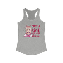 Just A Girl Who loves Anime! Women's Ideal Racerback Summer Tank