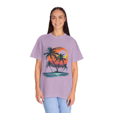 Summer Time - Sunshine Unisex Garment-Dyed T-shirt Love My Cat