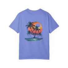 Hello Summer Sunset - Unisex Garment-Dyed T-shirt