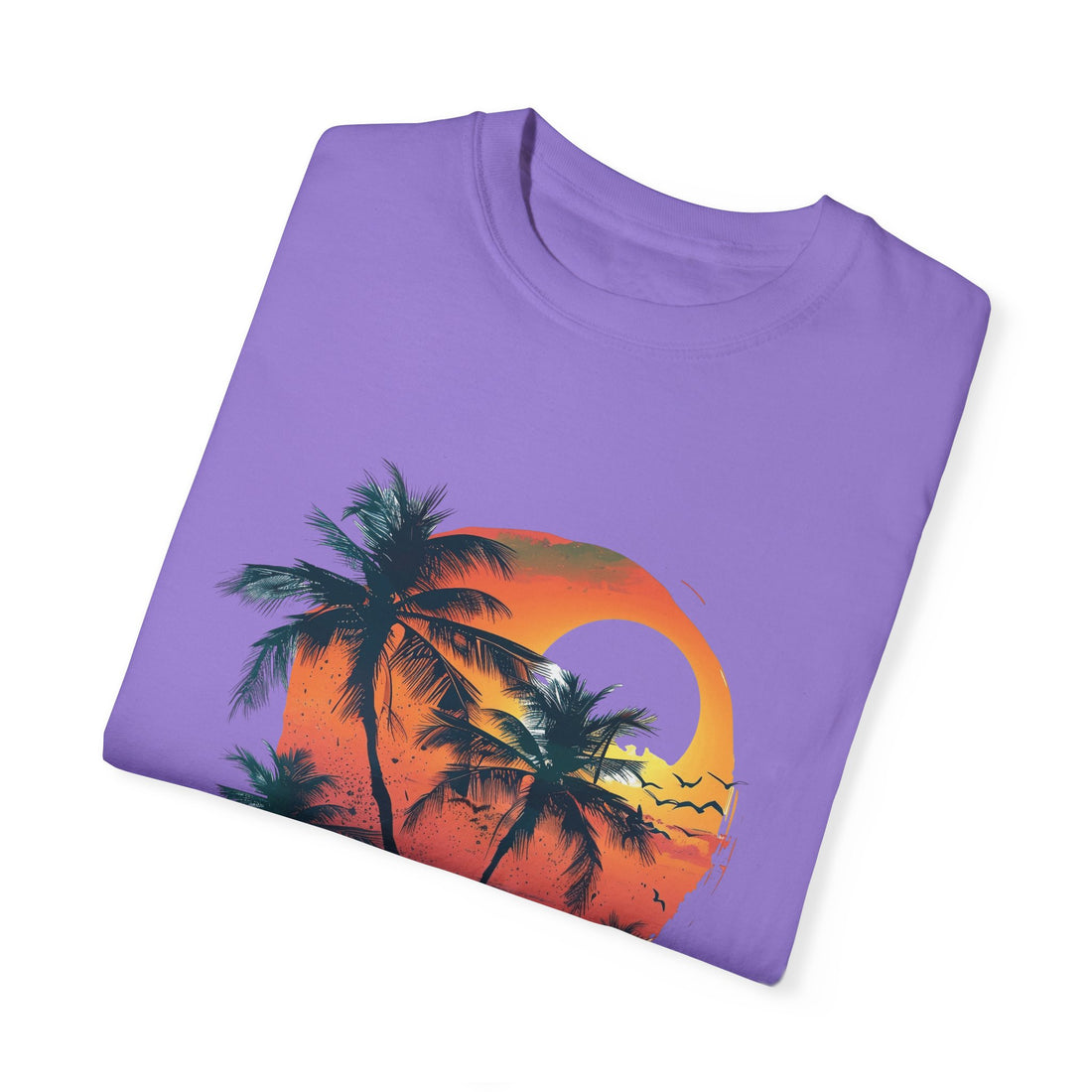 Summer Time - Sunshine Unisex Garment-Dyed T-shirt Love My Cat