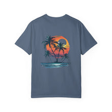 Hello Summer Sunset - Unisex Garment-Dyed T-shirt