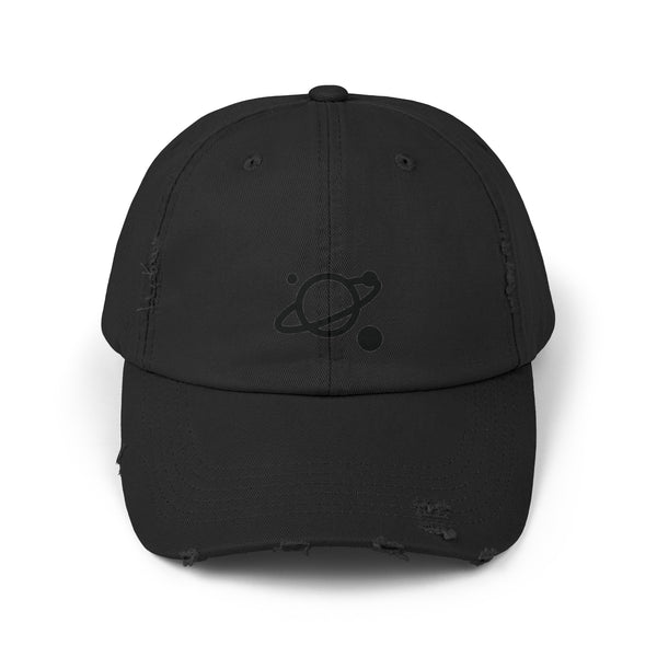 Unisex Distressed Saturn Cap