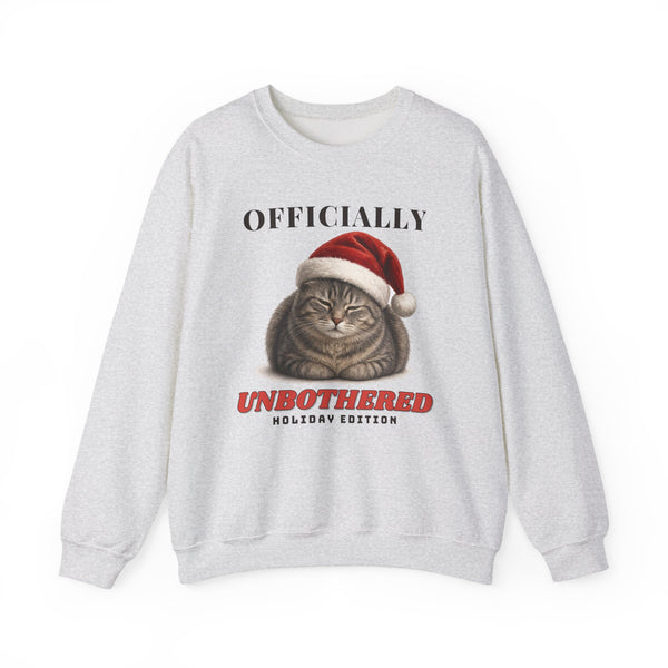 Officially Unbothered funny sweatshirt, view 2