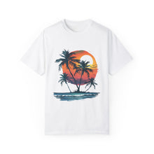 Summer Time - Sunshine Unisex Garment-Dyed T-shirt Love My Cat