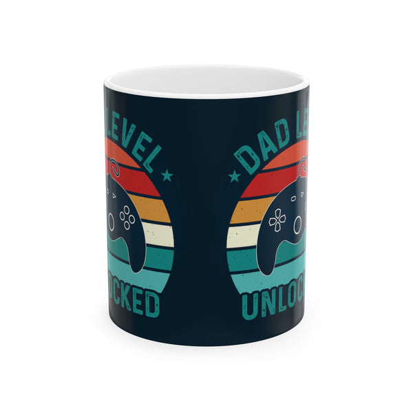 Dad Level Unlocked Ceramic Mug