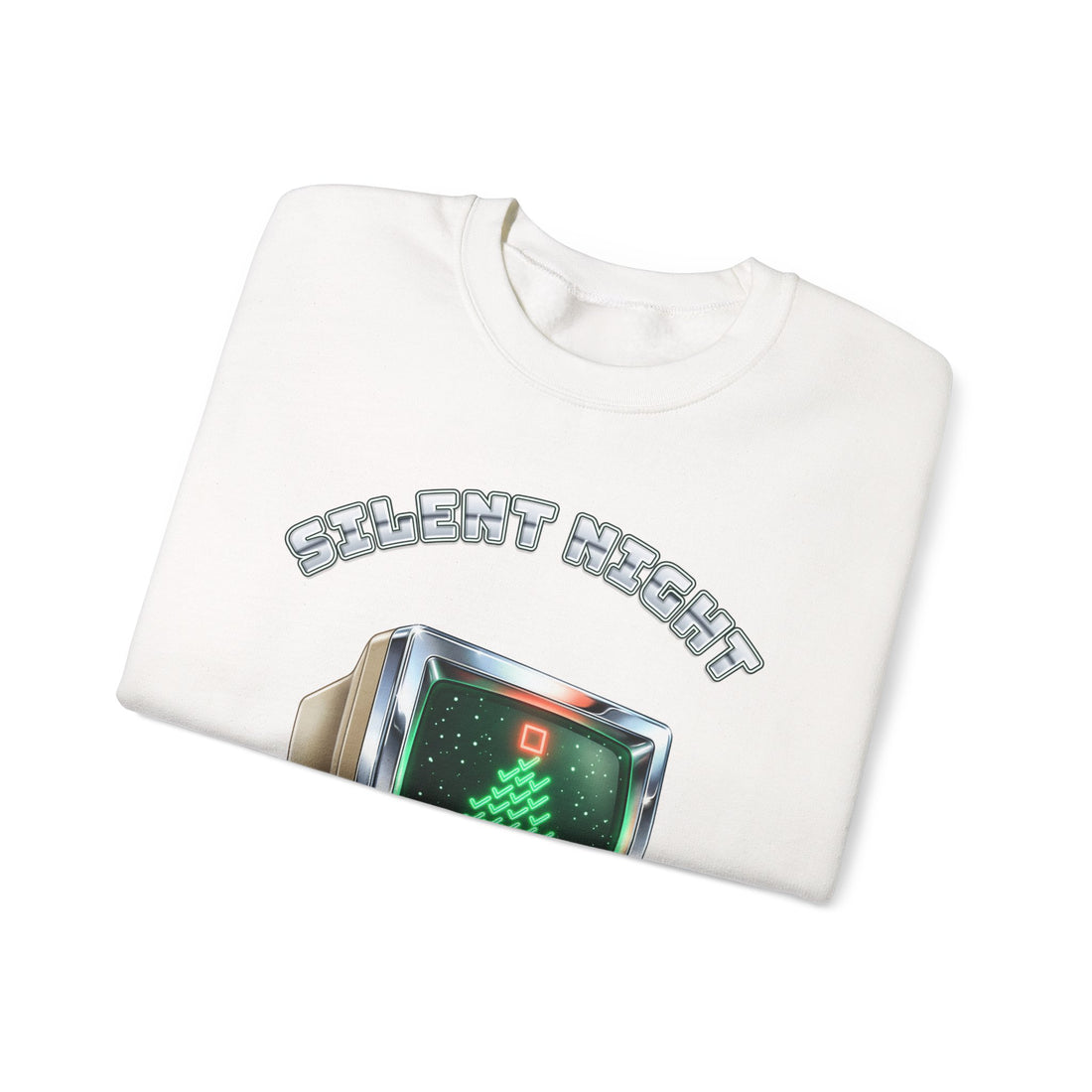 programmer Christmas sweatshirt Silent Night Passing Build by Inkida, view 6