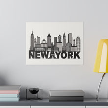 New York City Matte Canvas, Stretched, 0.75