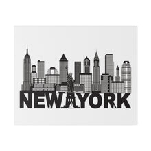 New York City Matte Canvas, Stretched, 0.75