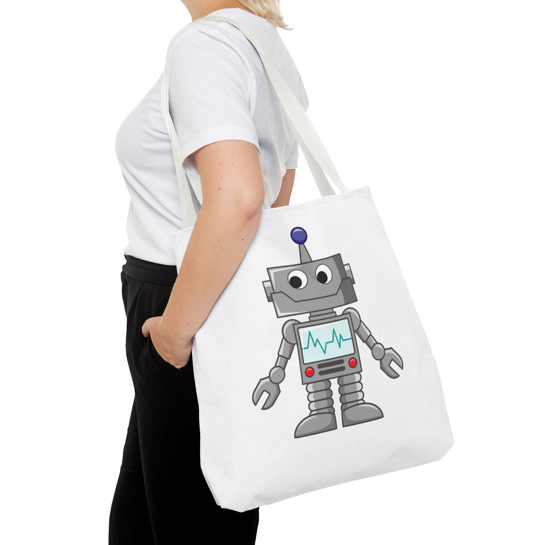 Robot & Skeleton - Tote Bag