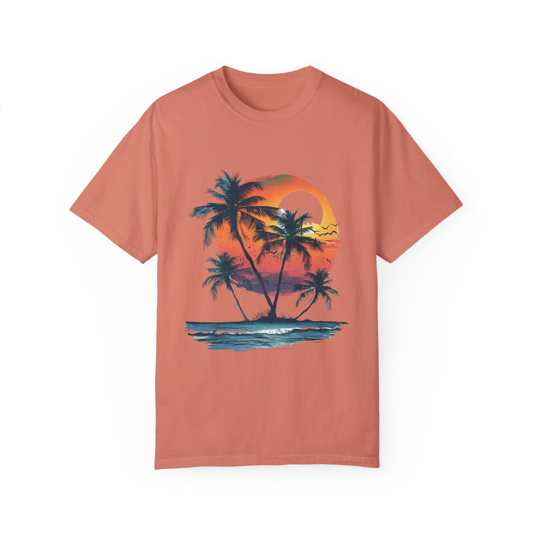 Summer Time - Sunshine Unisex Garment-Dyed T-shirt Love My Cat