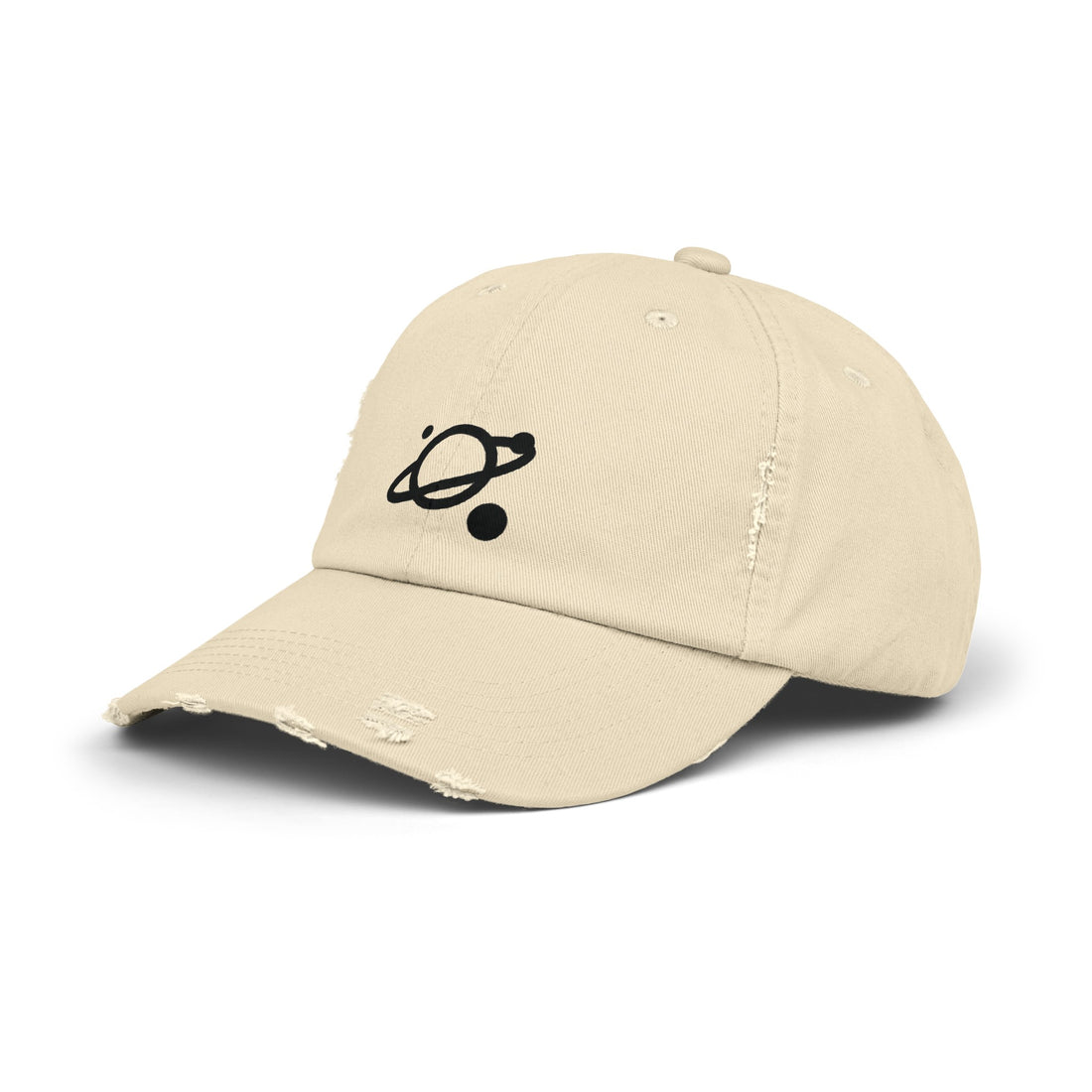 Unisex Distressed Saturn Cap