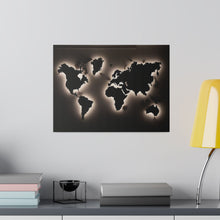 Motherboard map, World Map Matte Canvas, Stretched, 0.75