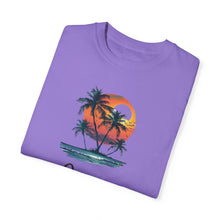 Hello Summer Sunset - Unisex Garment-Dyed T-shirt