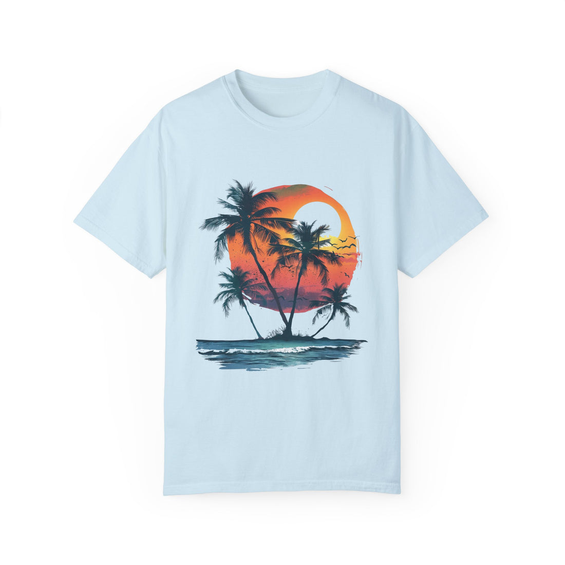 Summer Time - Sunshine Unisex Garment-Dyed T-shirt Love My Cat