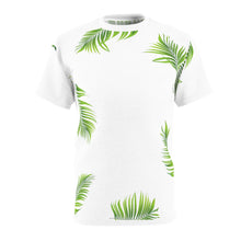 Summer Tropical Green Palm Leaves Unisex Tee