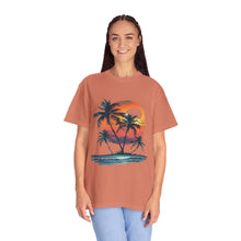 Summer Time - Sunshine Unisex Garment-Dyed T-shirt Love My Cat