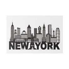 New York City Matte Canvas, Stretched, 0.75