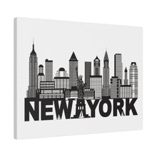 New York City Matte Canvas, Stretched, 0.75