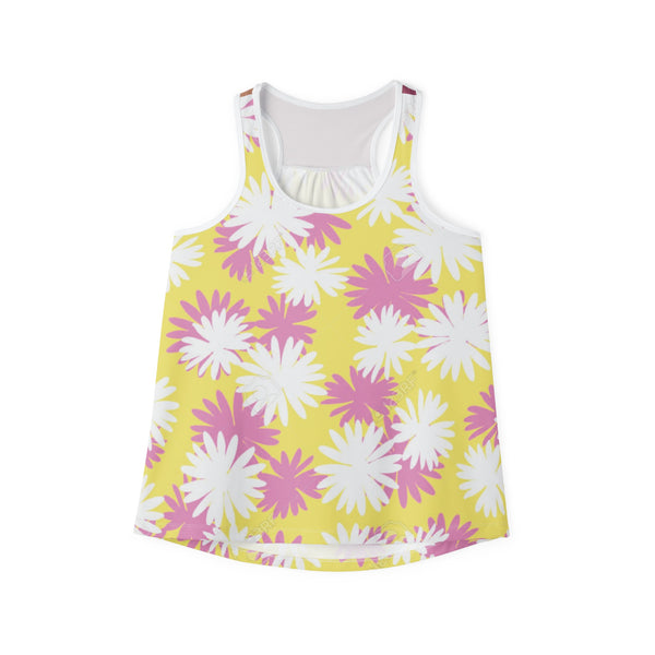 Women's Colored Flowers Trending Tank Top