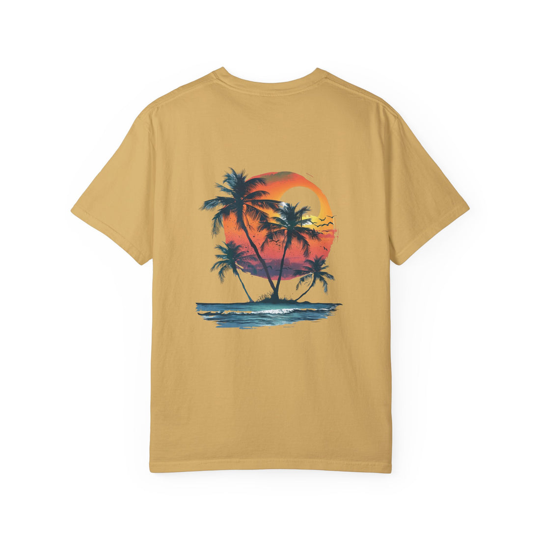 Hello Summer Sunset - Unisex Garment-Dyed T-shirt