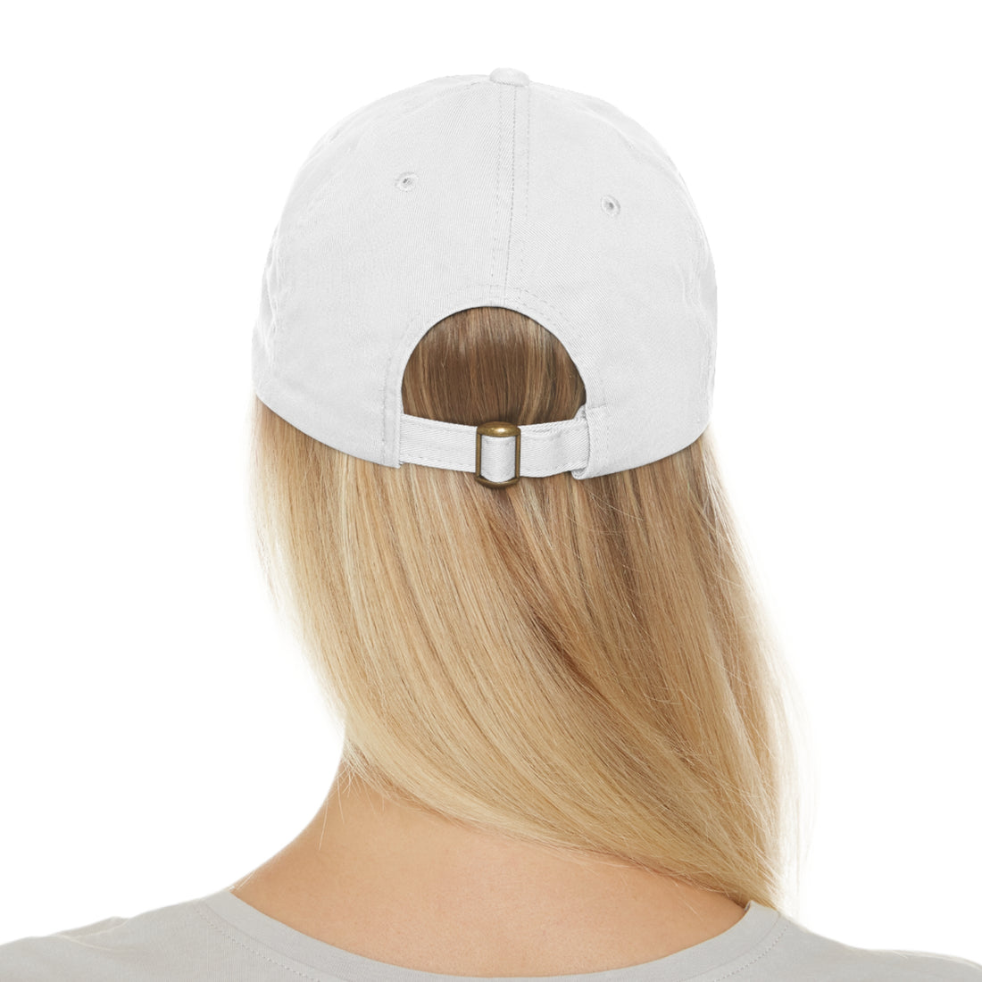 Tiger - Dad Hat with Leather Patch (Round)