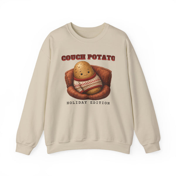 Couch Potato Holiday Edition Funny Sweatshirt