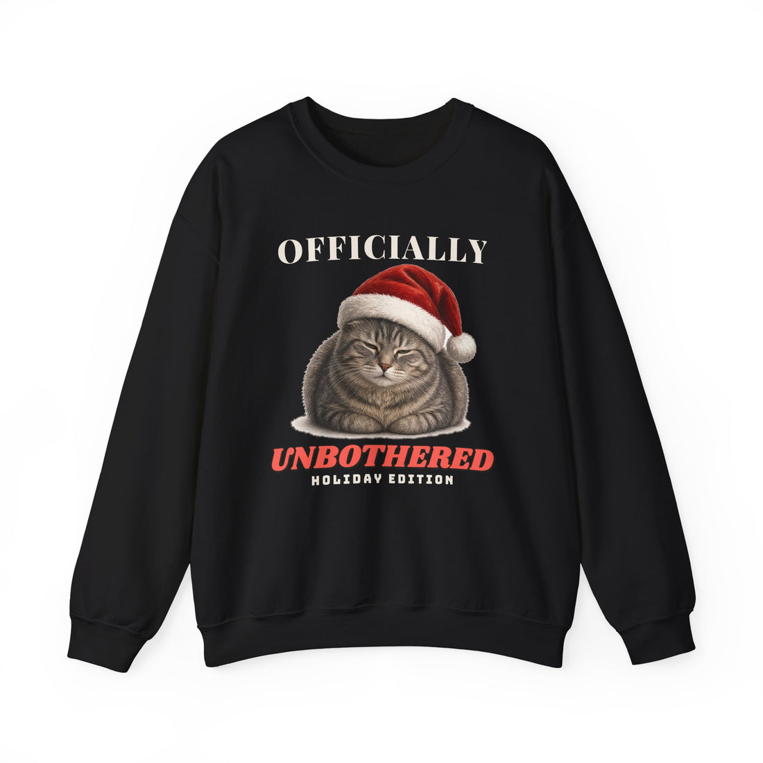 Officially Unbothered funny sweatshirt, view 3