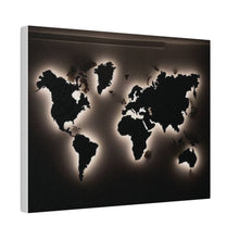 Motherboard map, World Map Matte Canvas, Stretched, 0.75