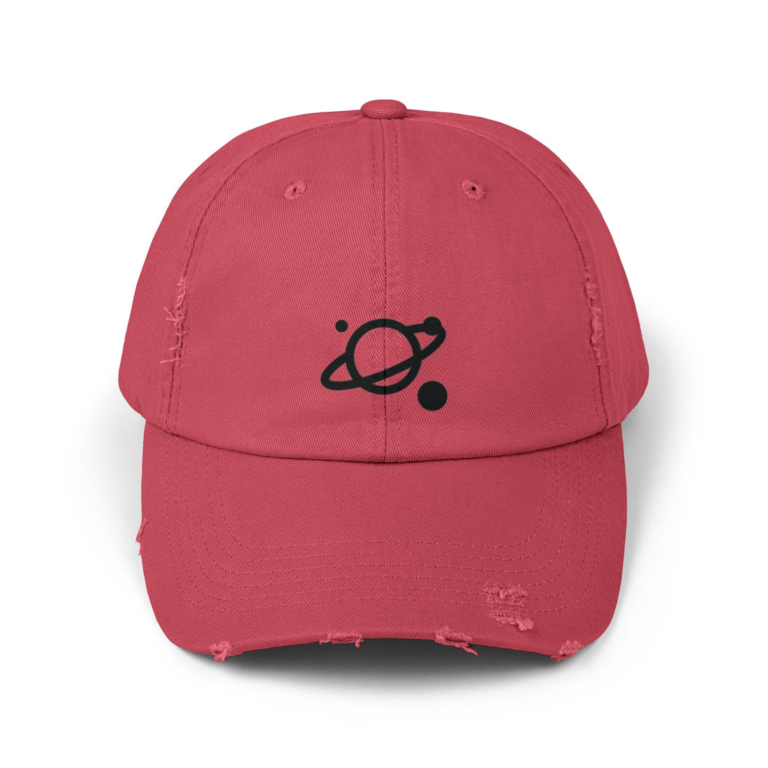Unisex Distressed Saturn Cap