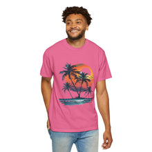 Summer Time - Sunshine Unisex Garment-Dyed T-shirt Love My Cat